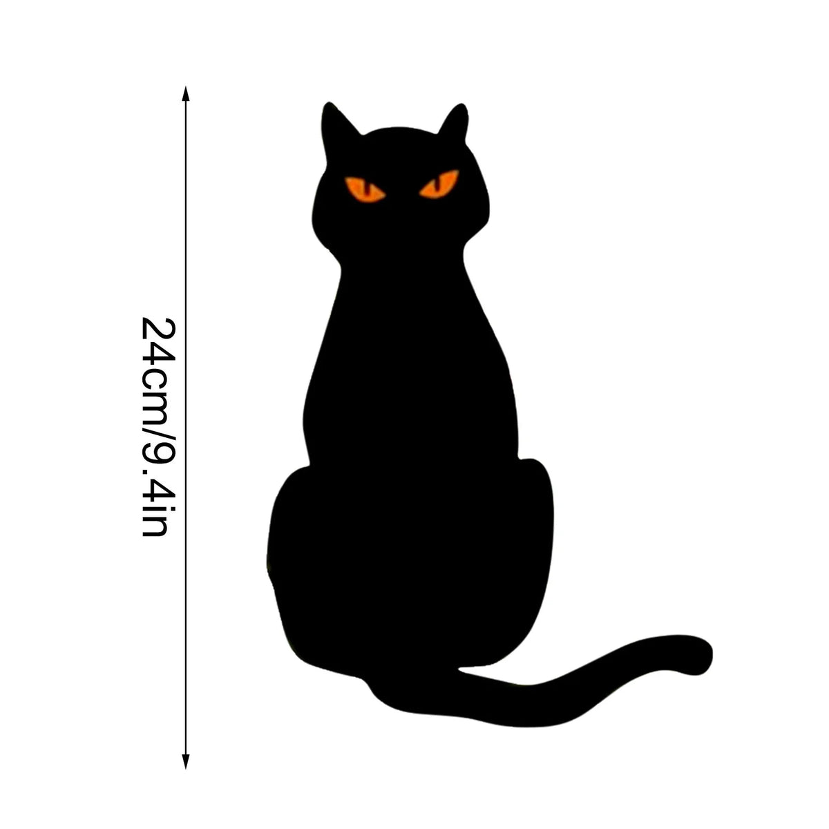 Halloween Black Cat Yard Signs with Stake Cute Cat Halloween Decor Yard Stake Metal Halloween Outdoor Decorations Clearance