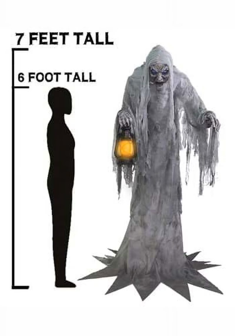 Life-Size Animated Wailing Phantom | Premium Yard and Haunted House Decoration 