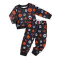 Baby Halloween Pumpkin Clothes Outfits Toddler Boy Girl Long Sleeve Sweatshirt Tops Pants Set for 4-5T