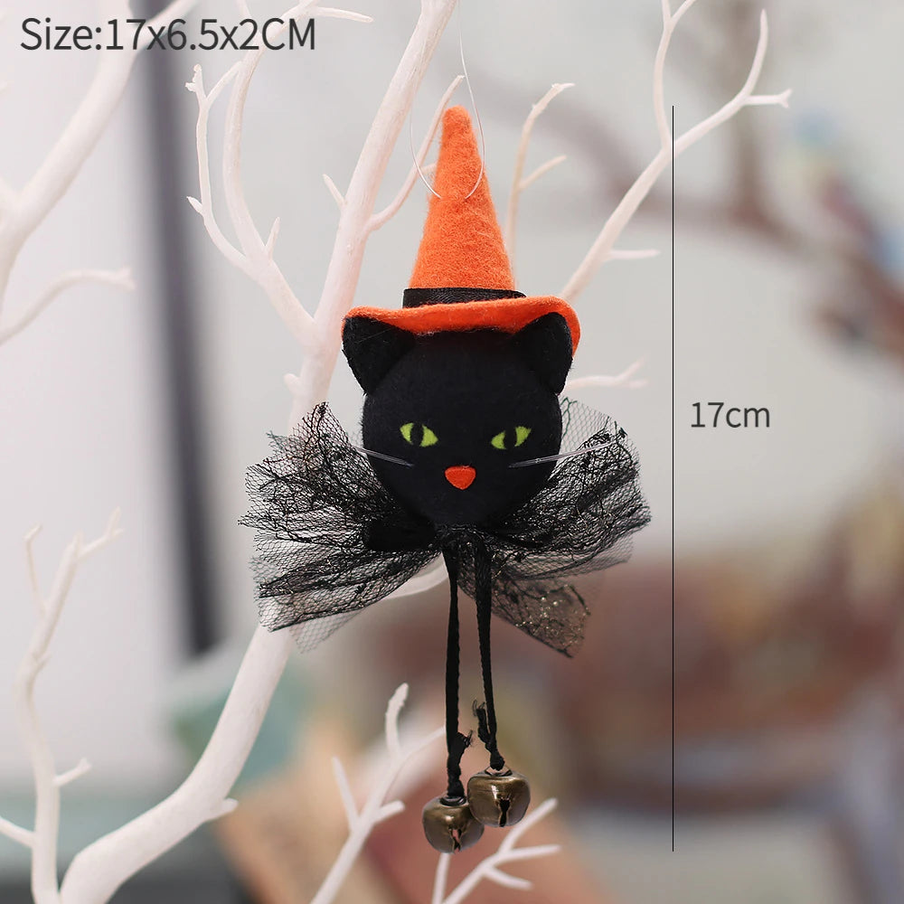 Halloween Decorations Doll Bar Decor Pumpkin Ghost Witch Pendant Scary Halloween Kids Gift Halloween Party Decoration for Home