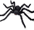 Halloween Giant Huge Spider, 4.1FT Large Foldable Spider Fake Hairy Spider Scary Decorations Halloween Spider Outdoor Yard