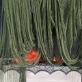 316 X 80 Inch Green Halloween Creepy Cloth - Large Halloween Spooky Cloth Indoor Outdoor Scary Creepy Gauze Haunted House Decoration for Halloween'S Party Supplies