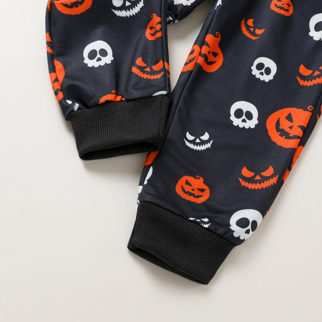 Baby Halloween Pumpkin Clothes Outfits Toddler Boy Girl Long Sleeve Sweatshirt Tops Pants Set for 4-5T