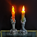 Skeleton Hand LED Halloween Candle | Spooky Tabletop Decor