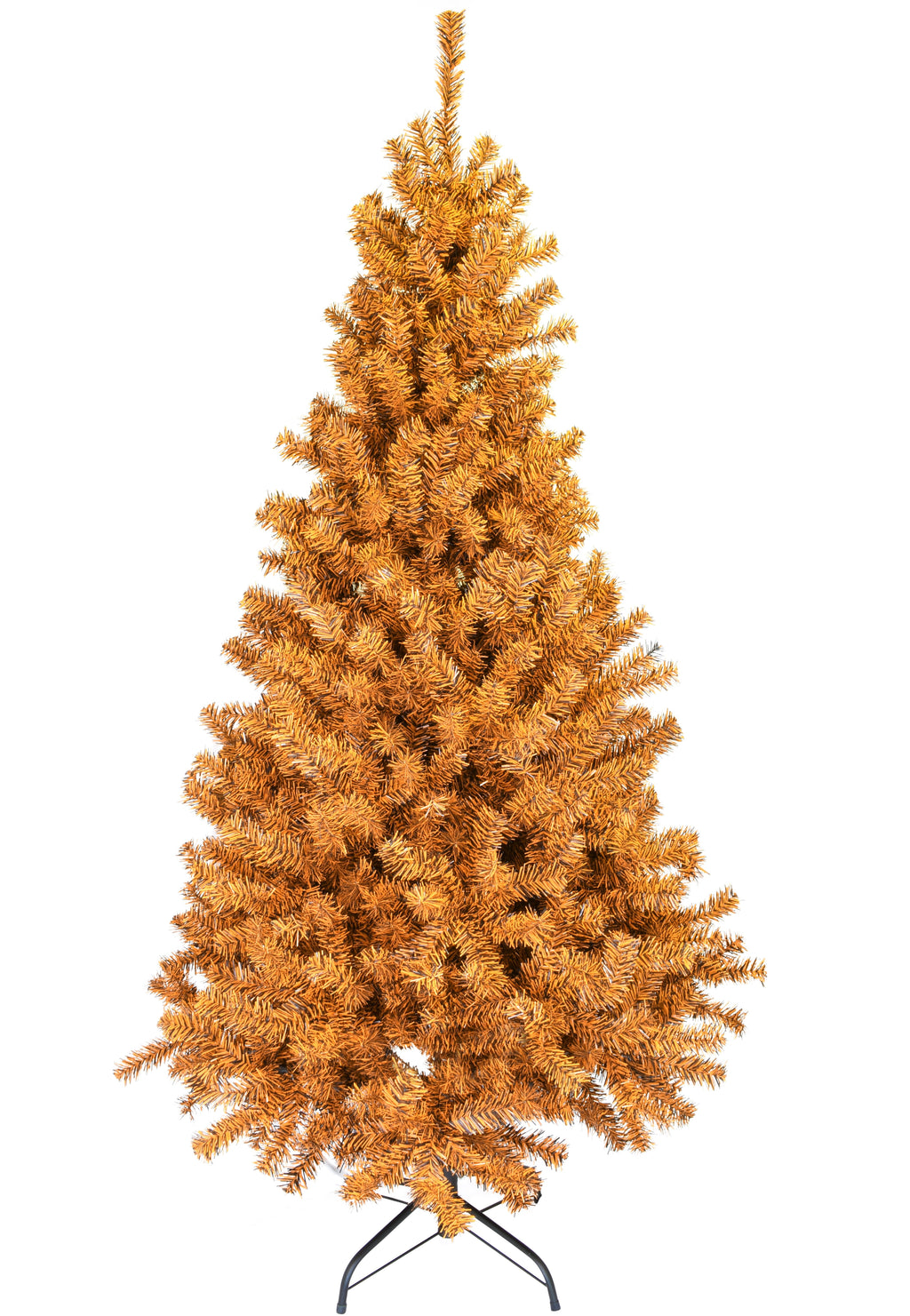 Black and Orange Halloween / Fall Colored Christmas Tree 6 Feet Tall