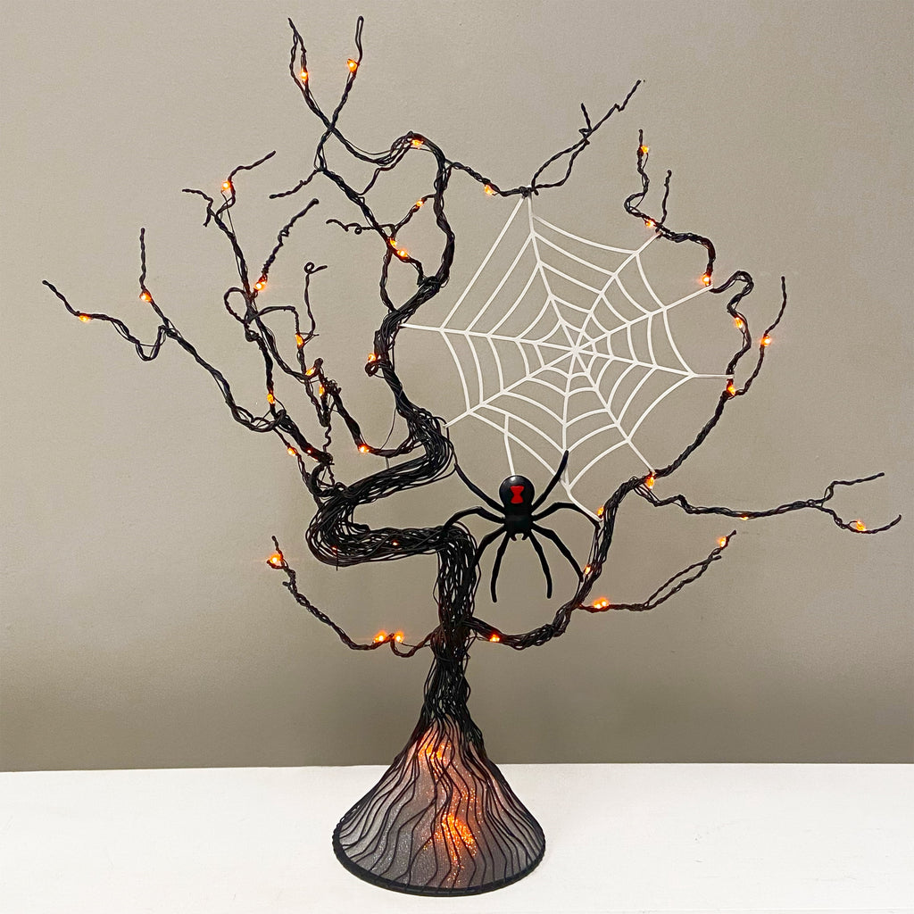 Halloween Tree with Spider