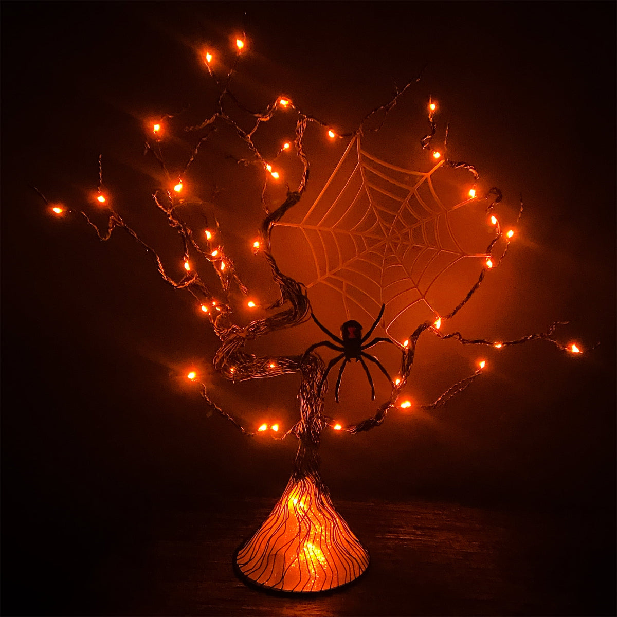 Halloween Tree with Spider