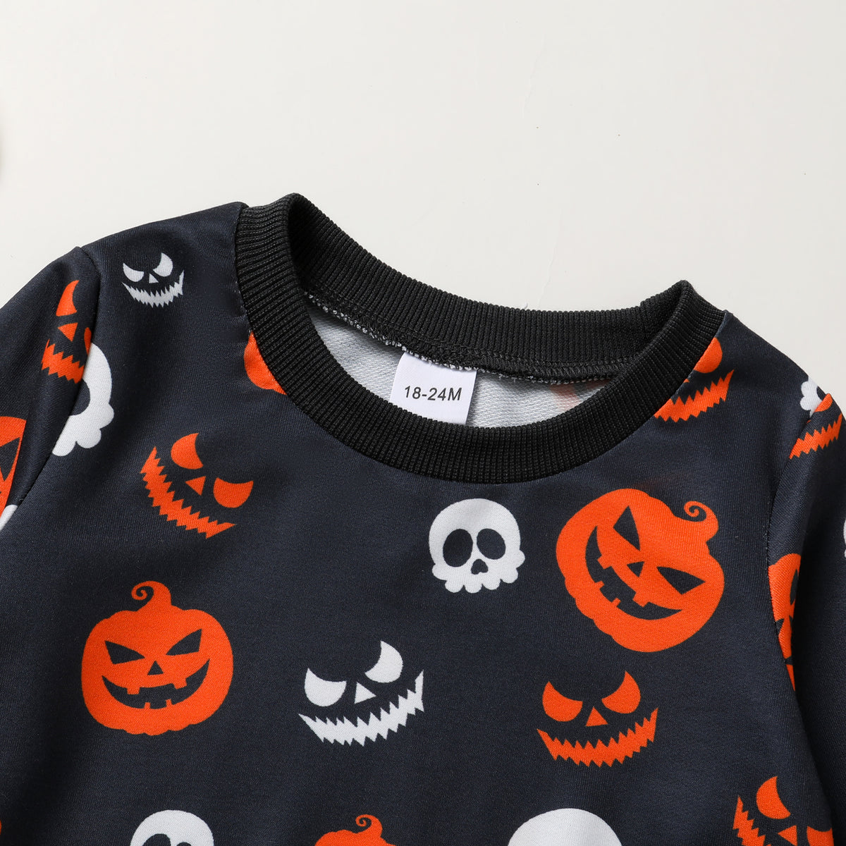 Baby Halloween Pumpkin Clothes Outfits Toddler Boy Girl Long Sleeve Sweatshirt Tops Pants Set for 4-5T