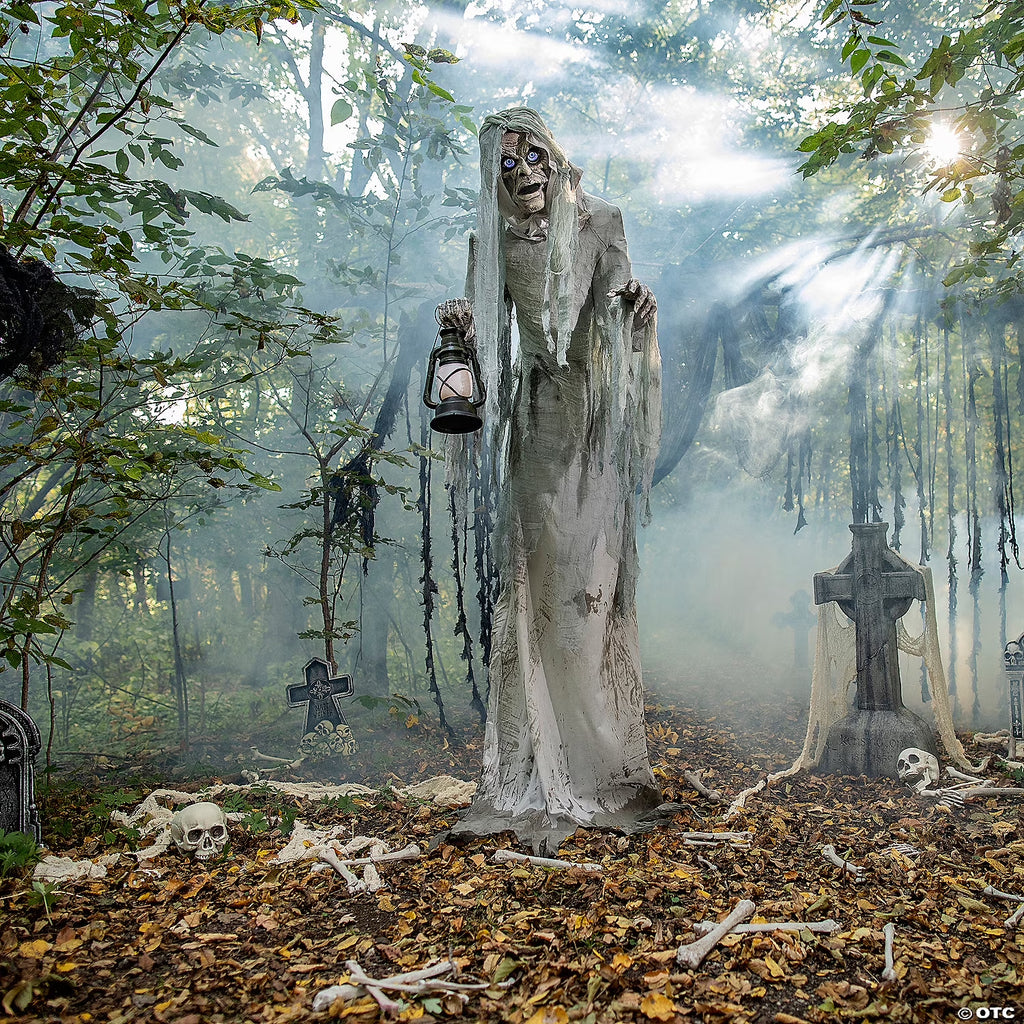 Life-Size Animated Wailing Phantom | Premium Yard and Haunted House Decoration 