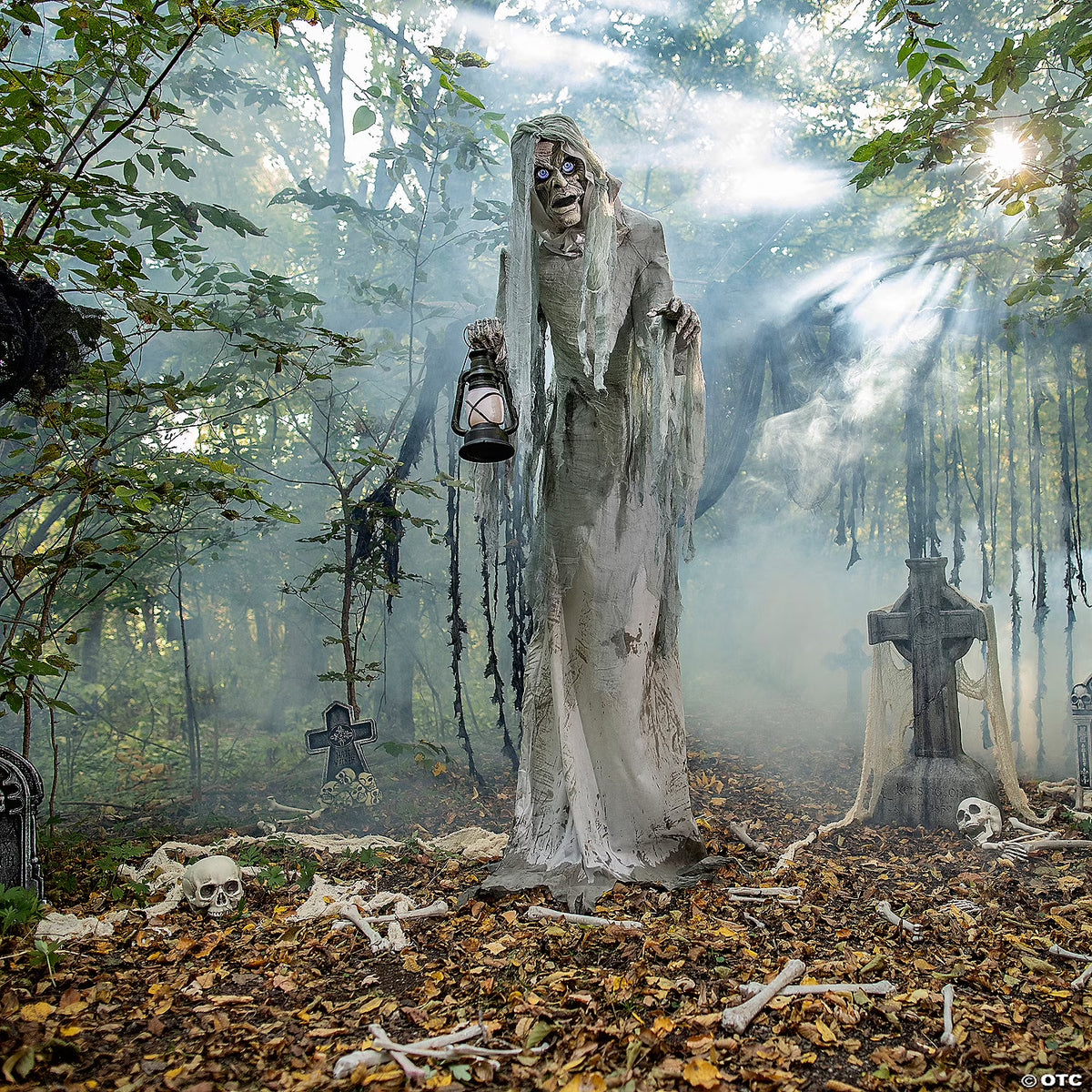 Life-Size Animated Wailing Phantom | Premium Yard and Haunted House Decoration 